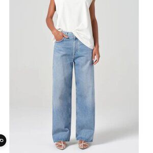 AGOLDE Low Slung Baggy Jeans in Libertine Size 28
